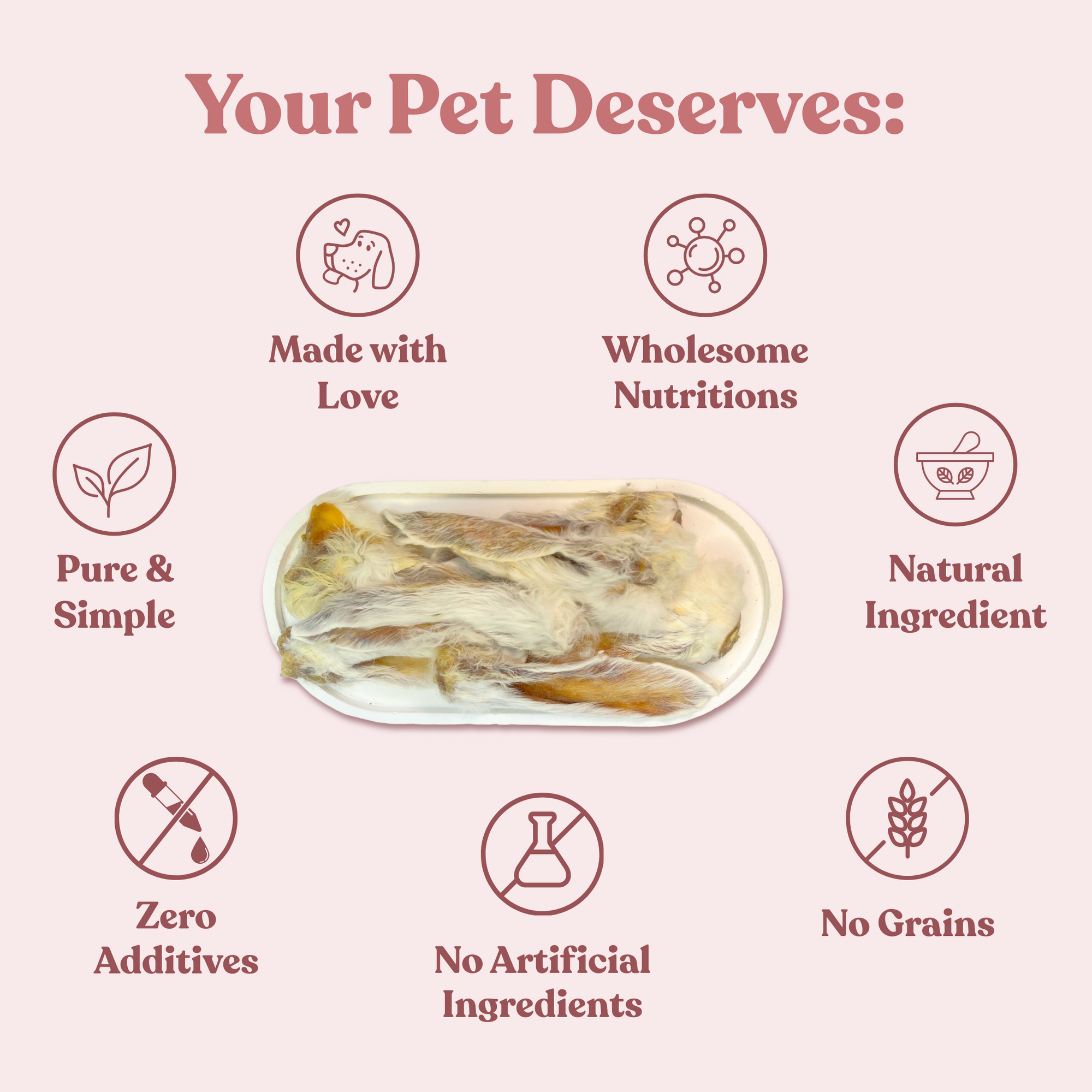 Air Dried Rabbit Ears