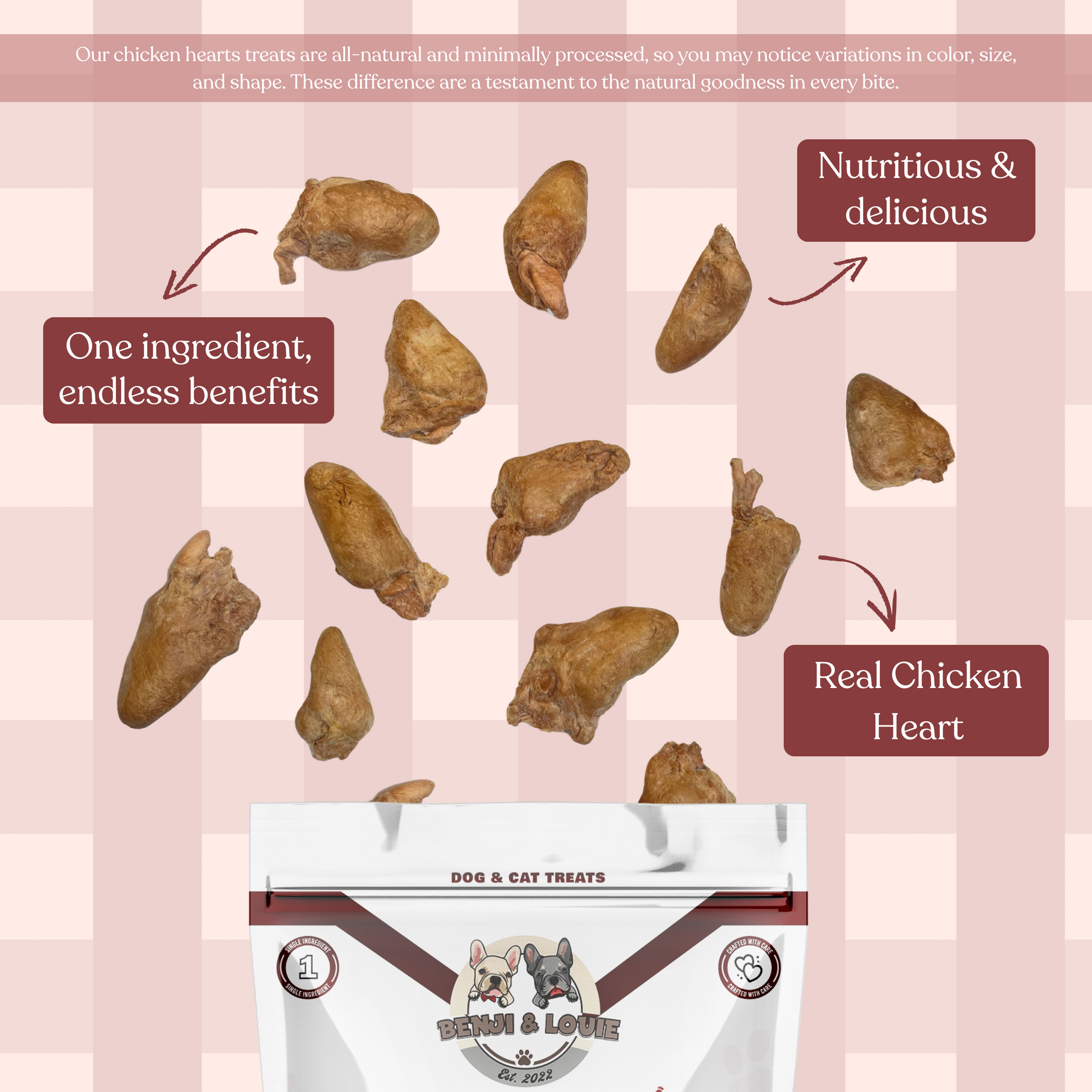 Freeze Dried Chicken Heart