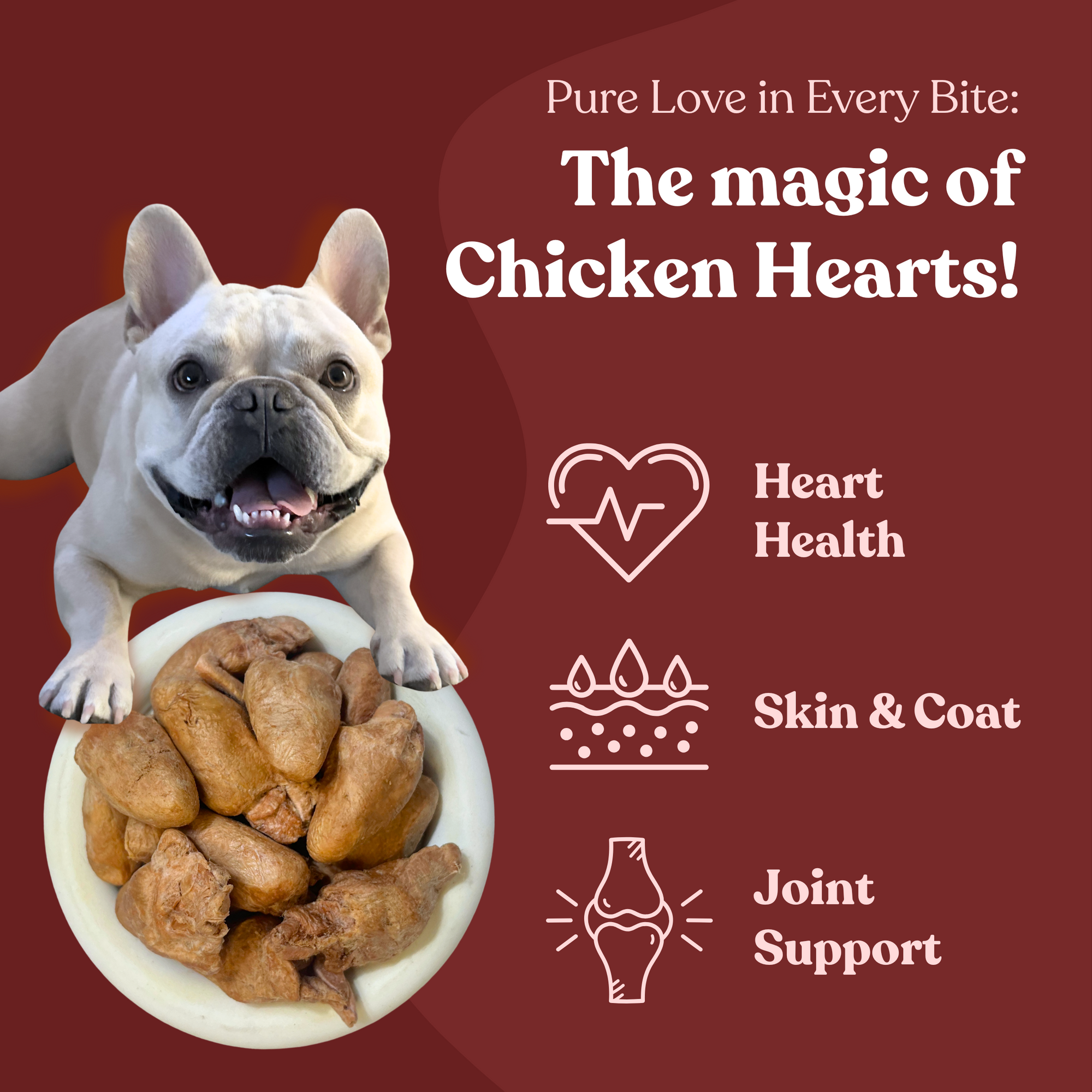 Freeze Dried Chicken Heart