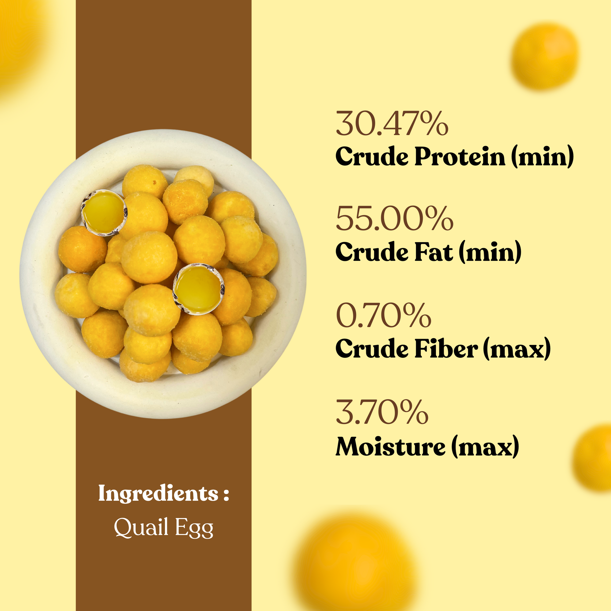Freeze Dried Quail Egg
