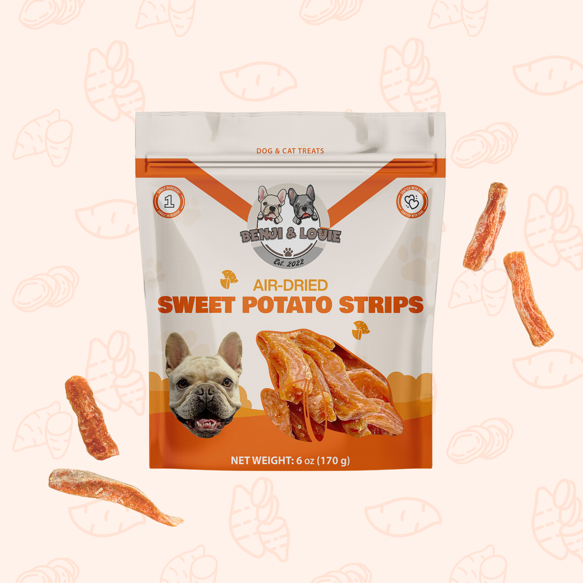 Air Dried Sweet Potato Strips