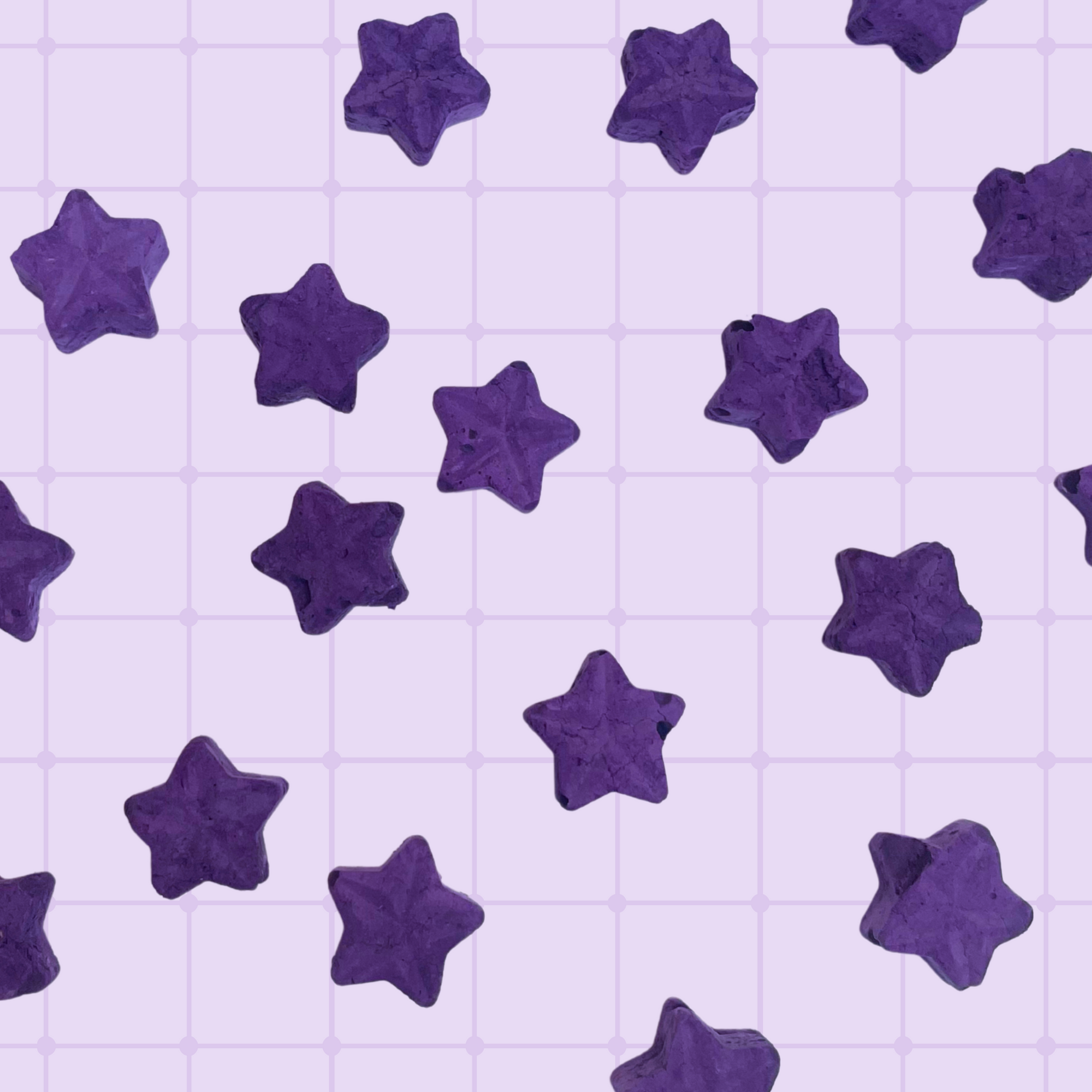 Freeze Dried Purple Sweet Potato Star Shape