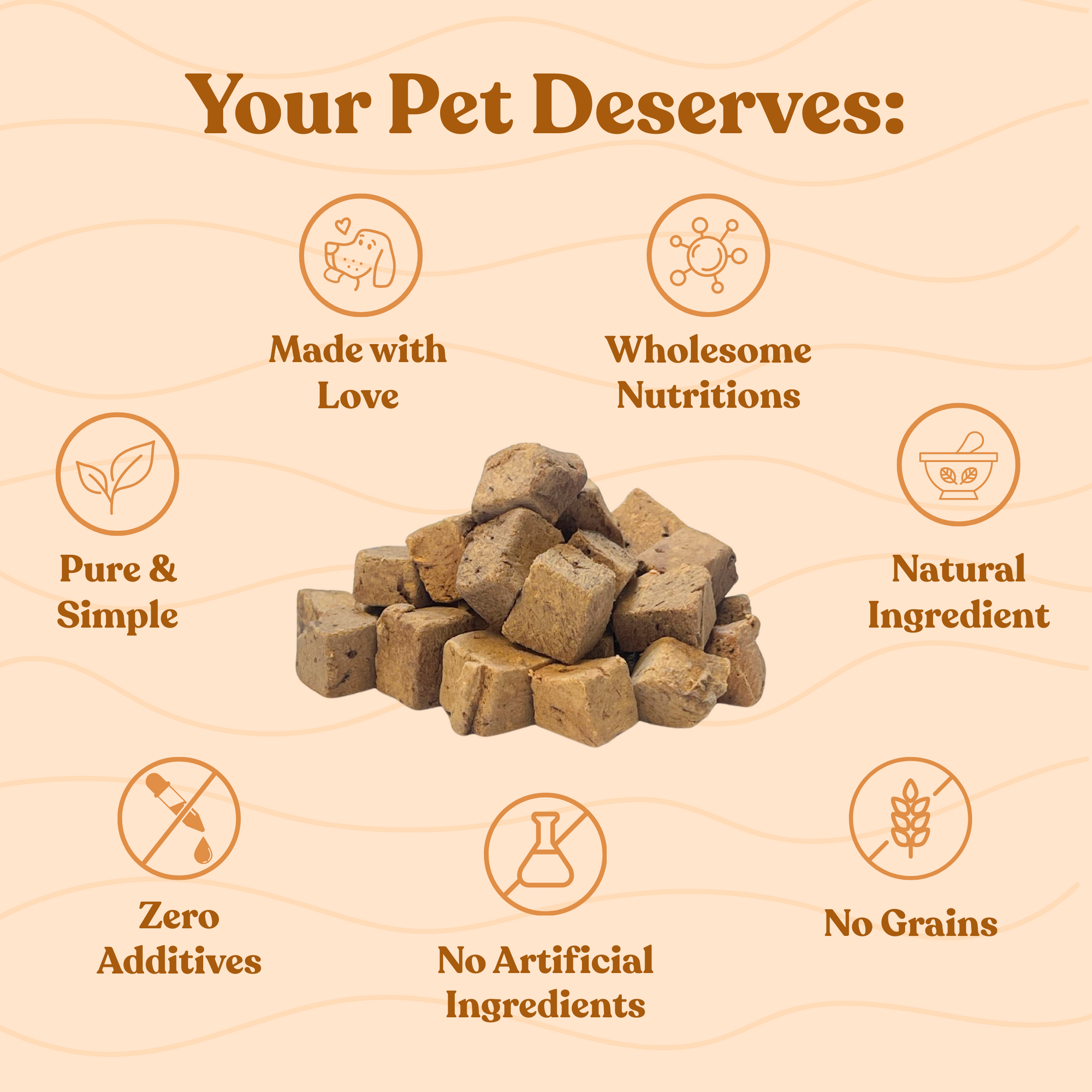 Freeze Dried Beef Liver Cubes