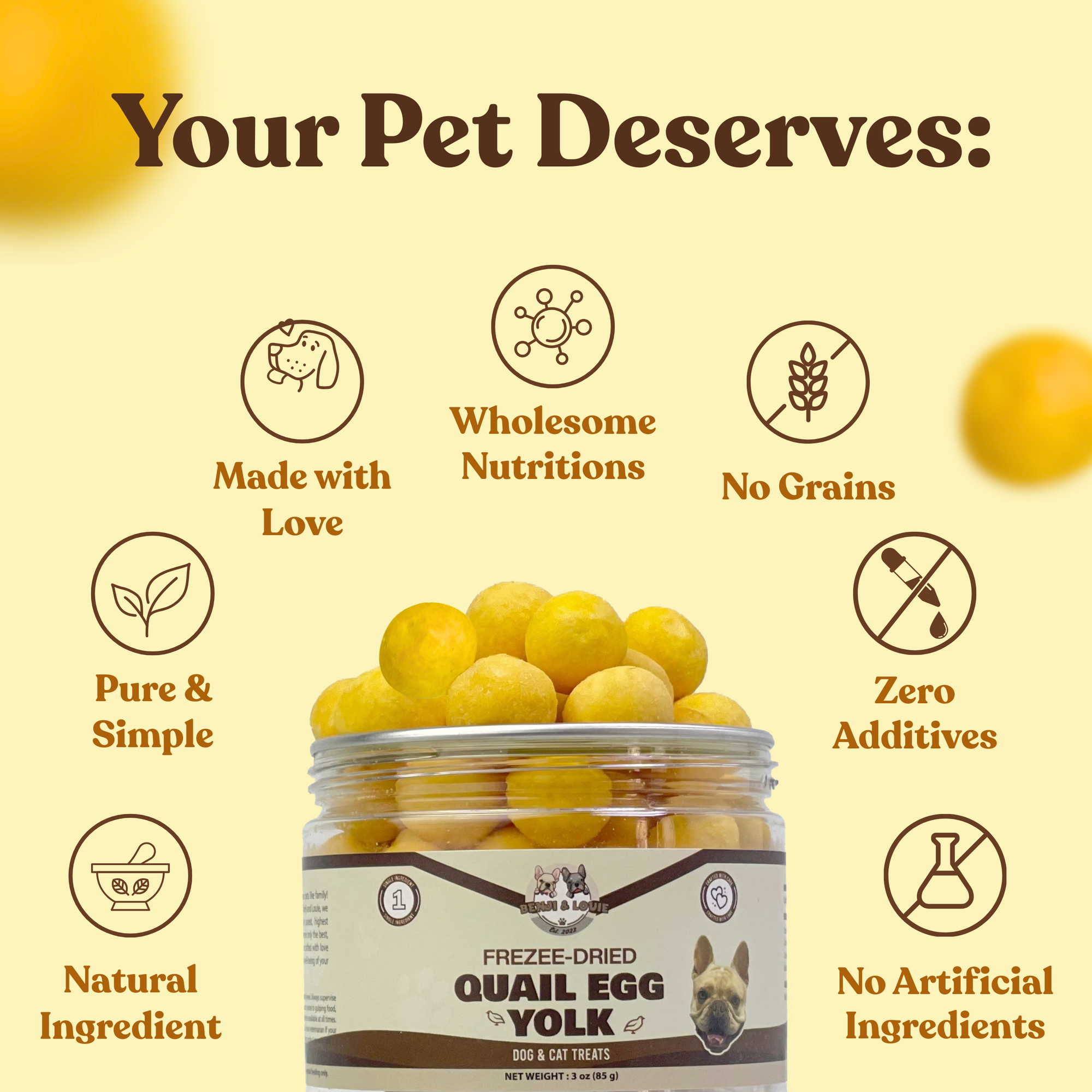 Freeze Dried Quail Egg