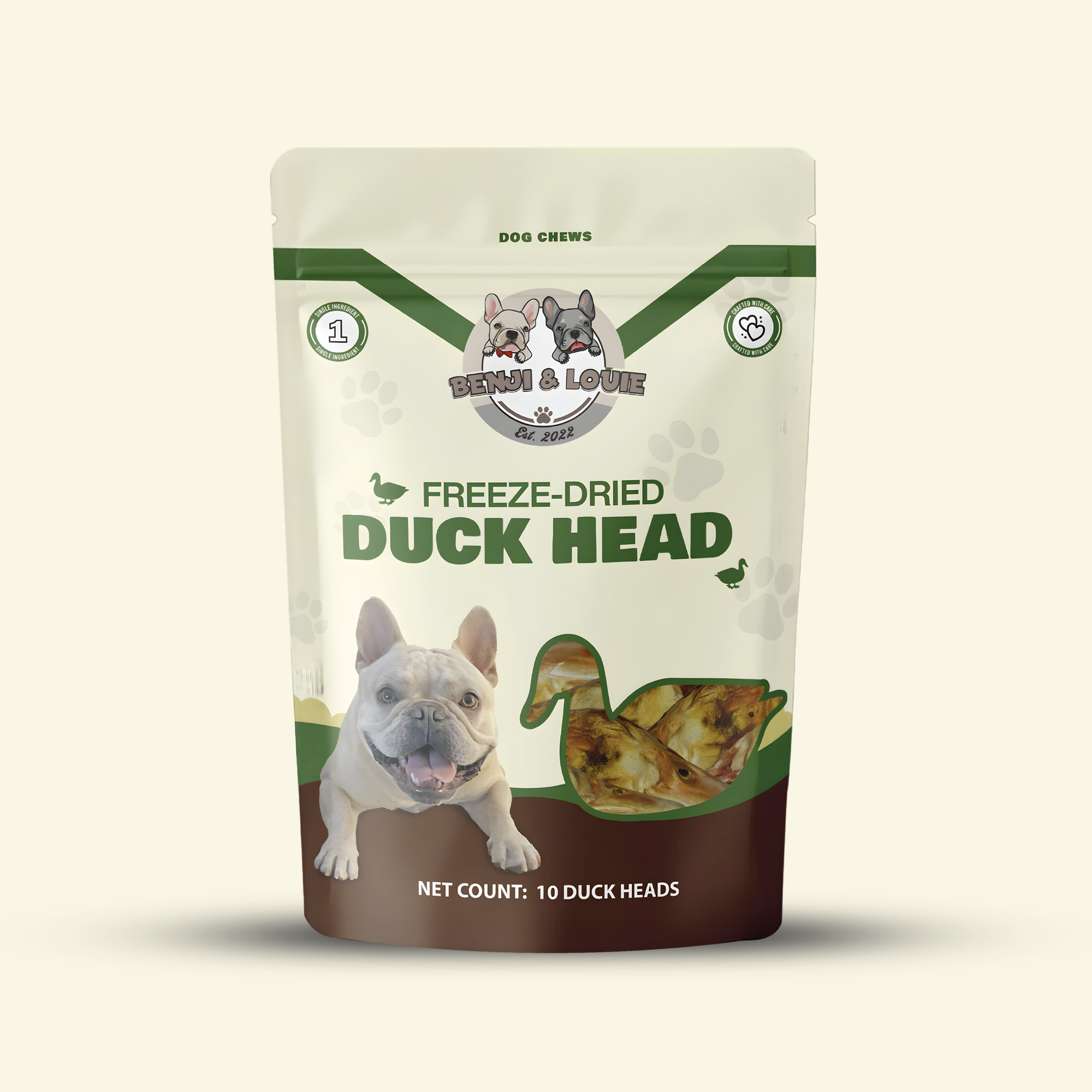 Freeze Dried Duck Head