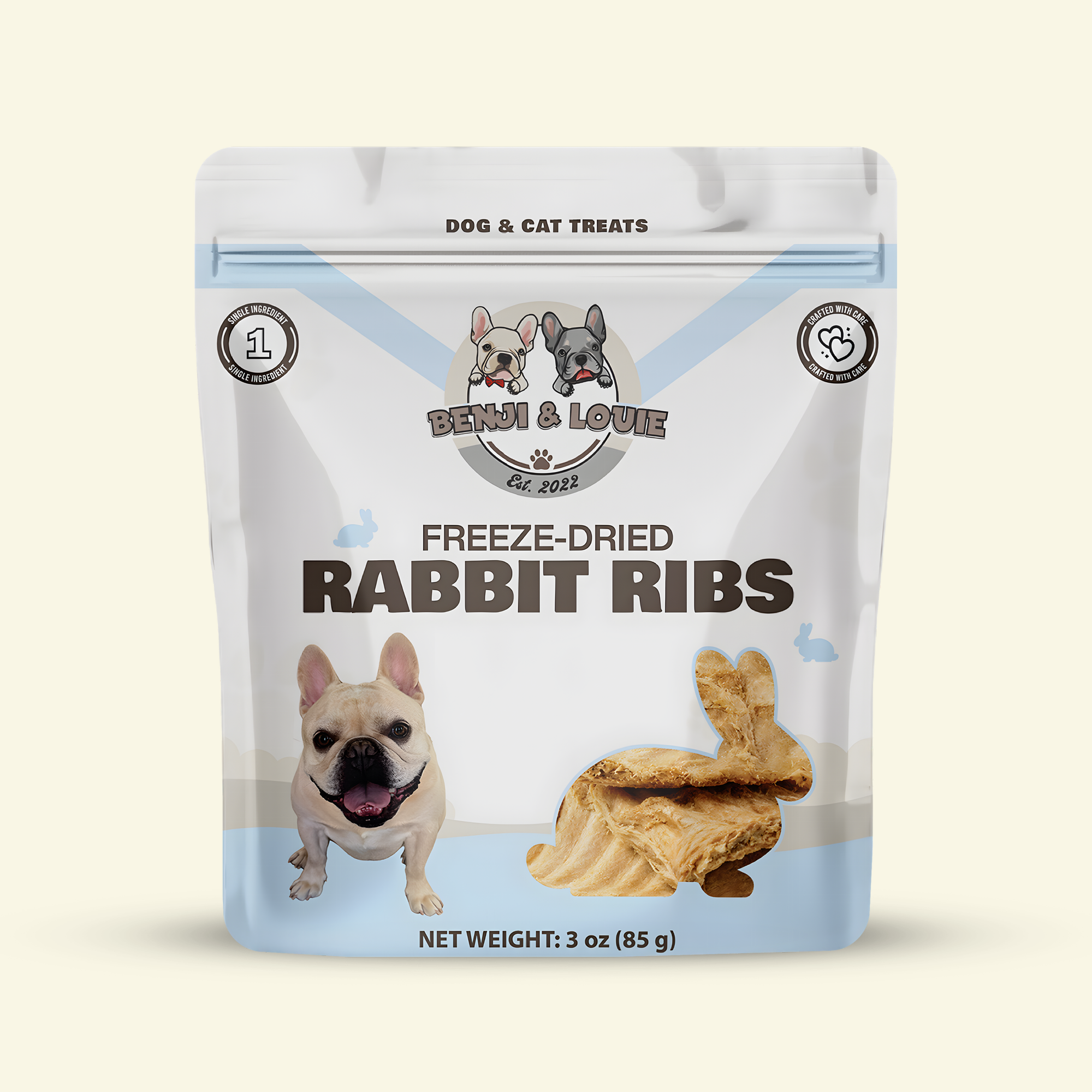 Freeze Dried Rabbit Ribs