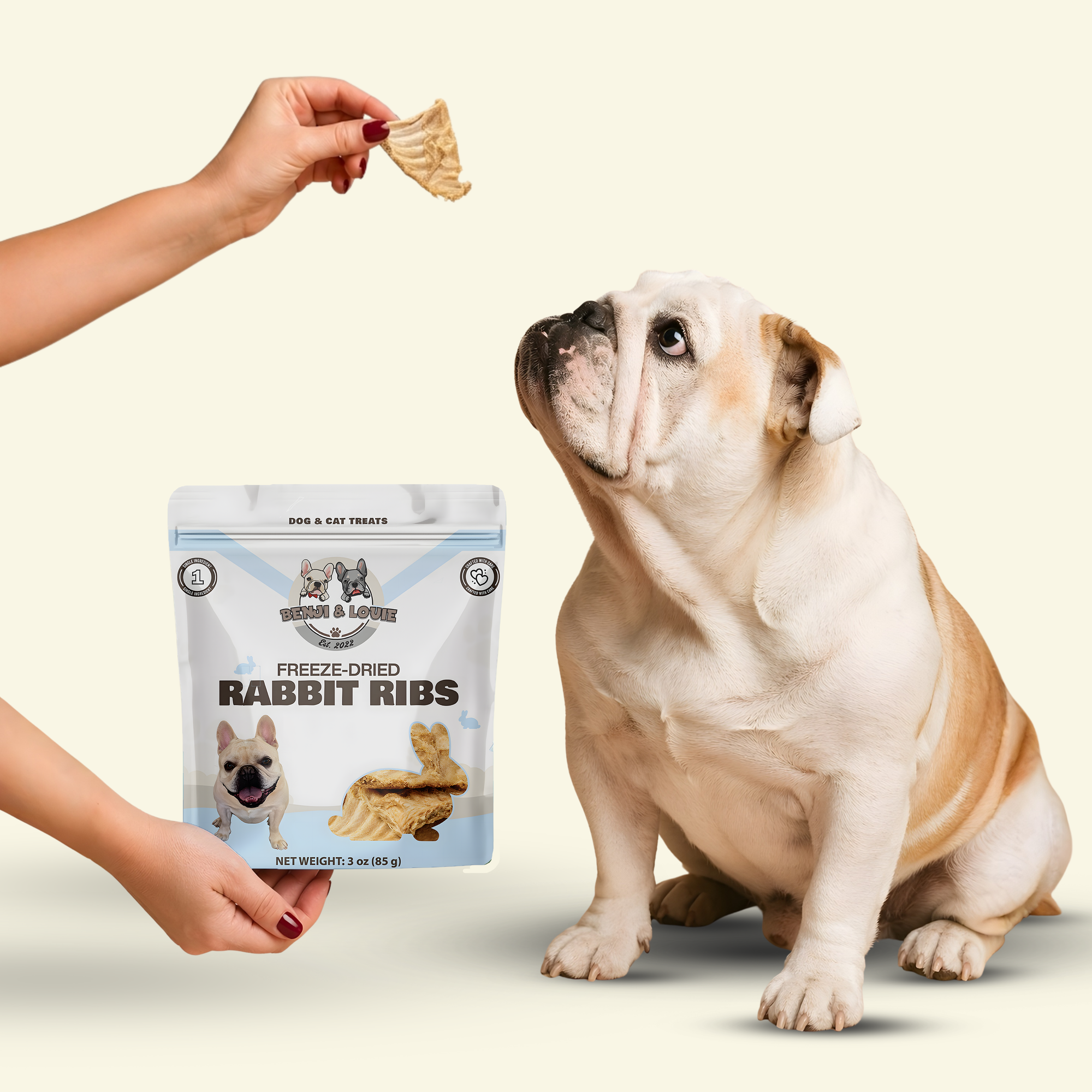 Freeze Dried Rabbit Ribs