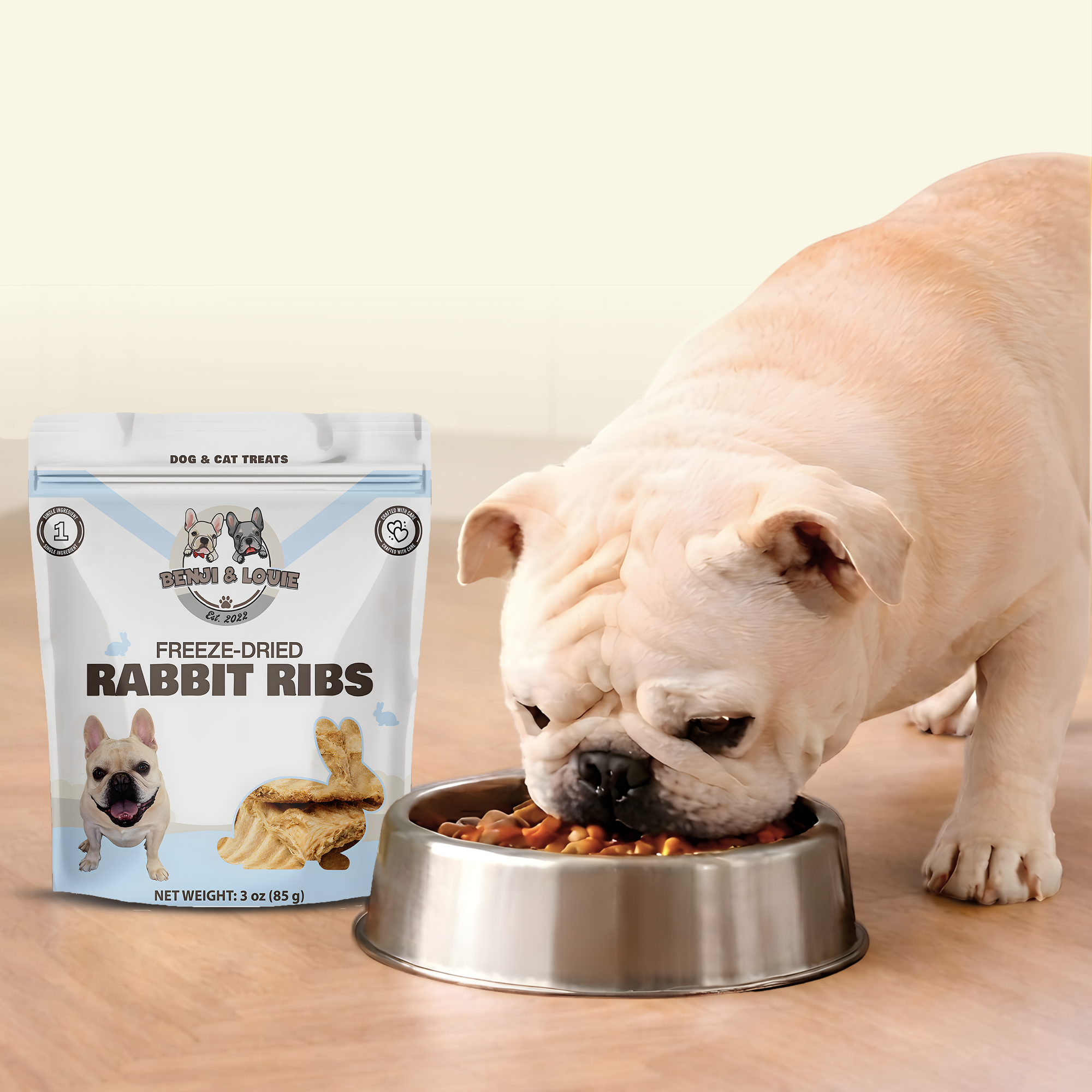 Freeze Dried Rabbit Ribs