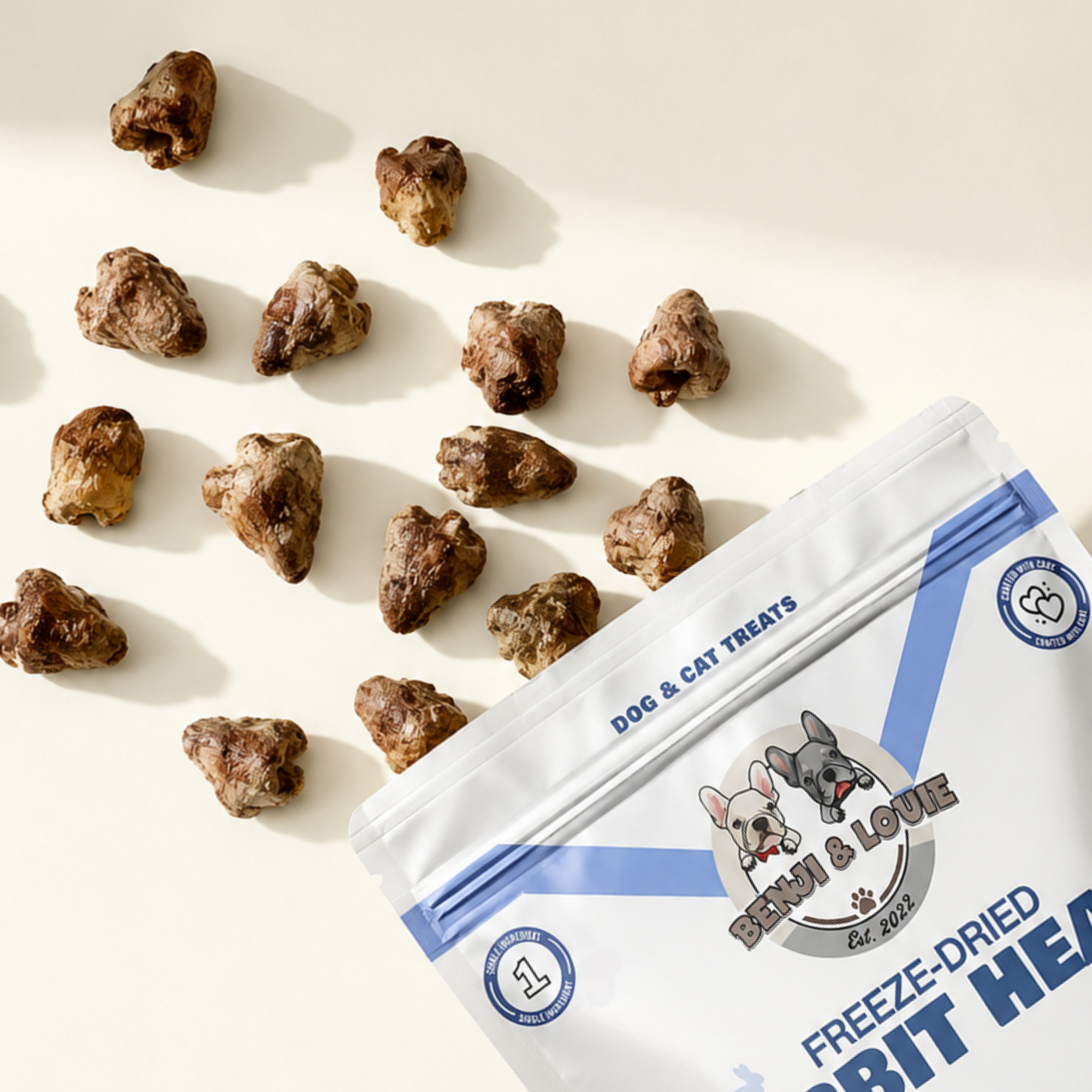 Freeze Dried Rabbit Heart