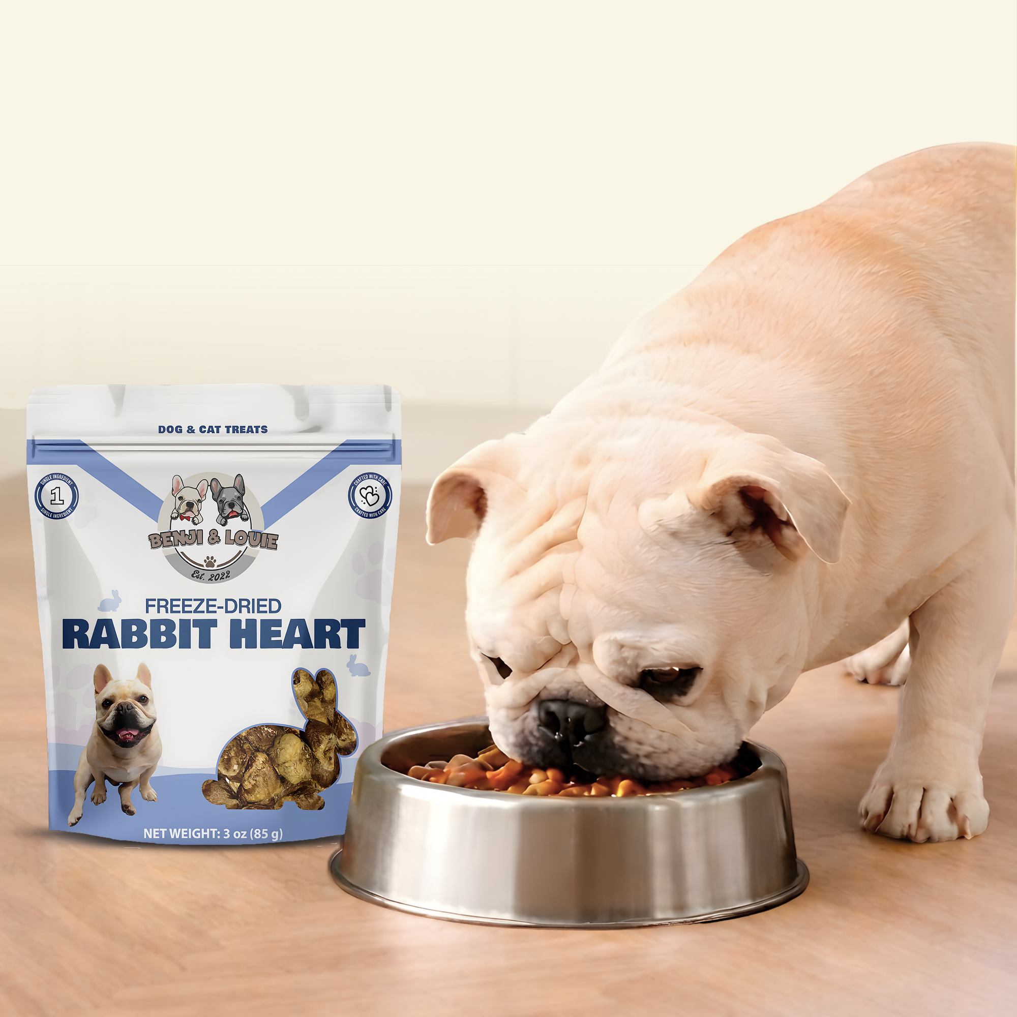 Freeze Dried Rabbit Heart