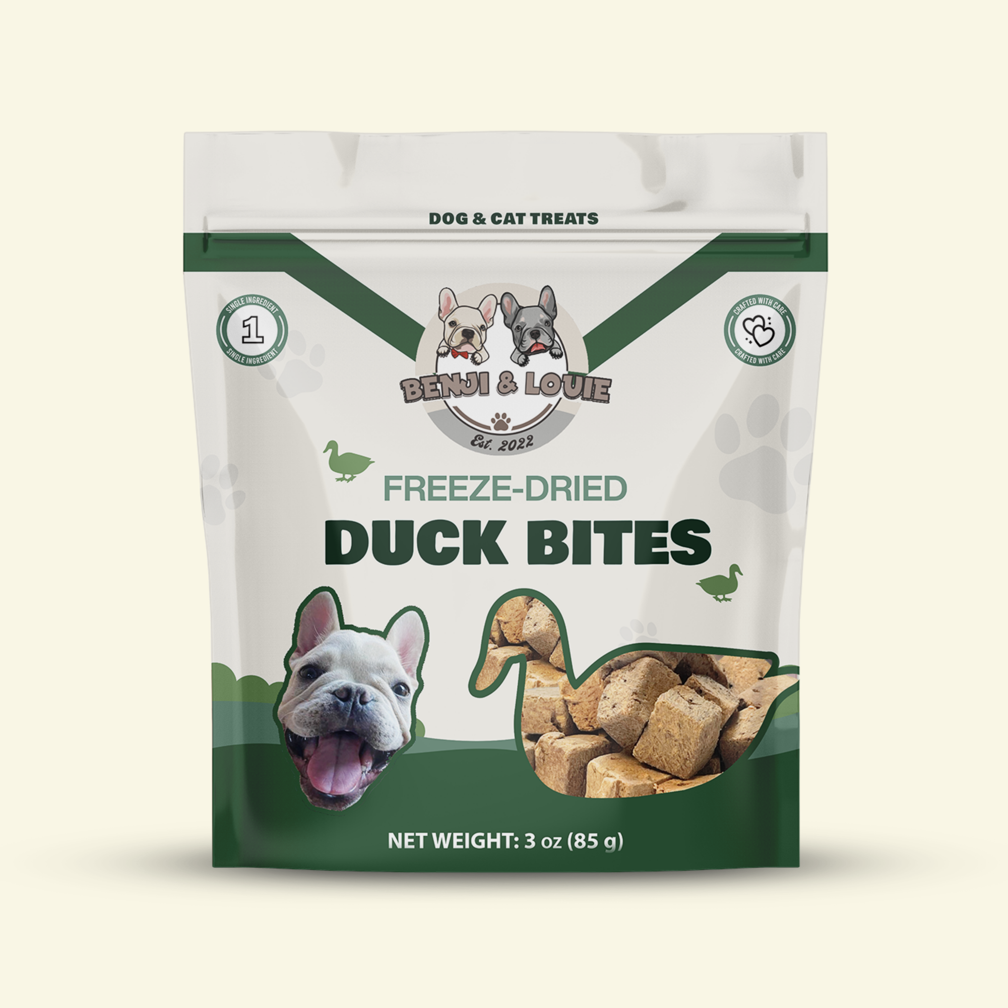 Freeze Dried Duck Bites