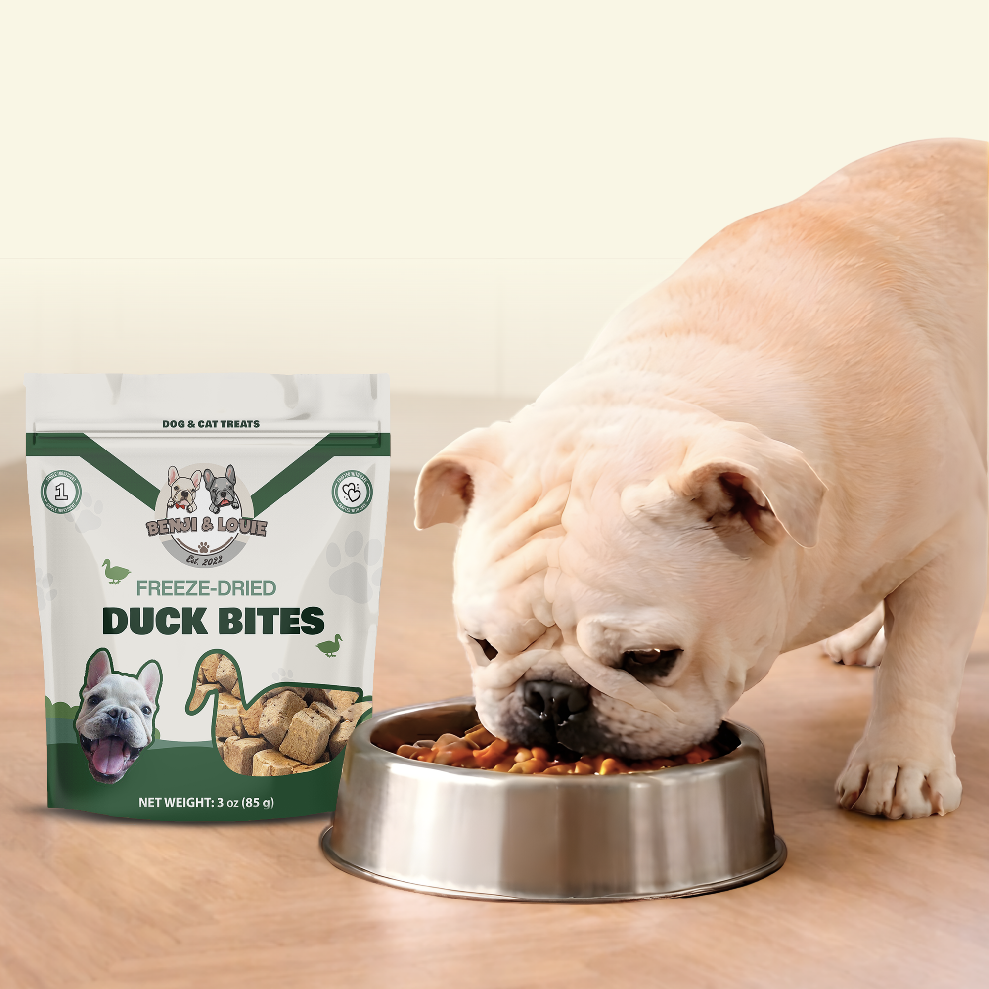 Freeze Dried Duck Bites