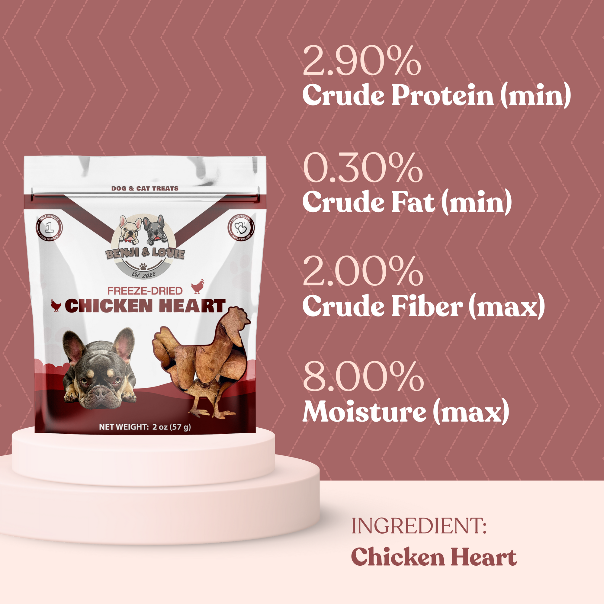 Freeze Dried Chicken Heart