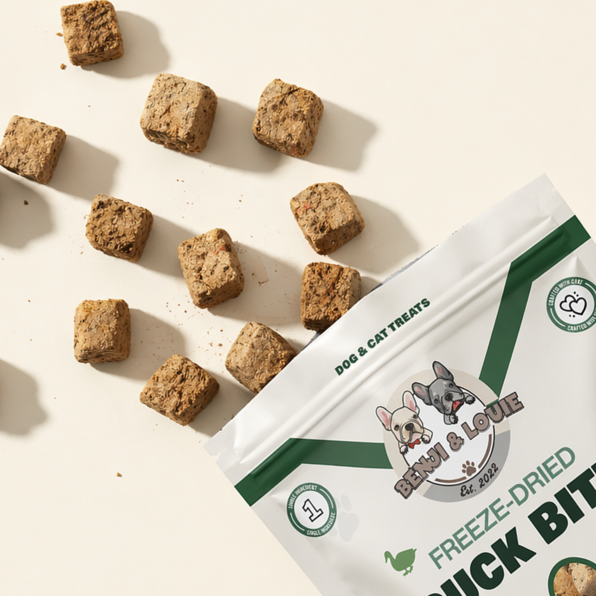 Freeze Dried Duck Bites