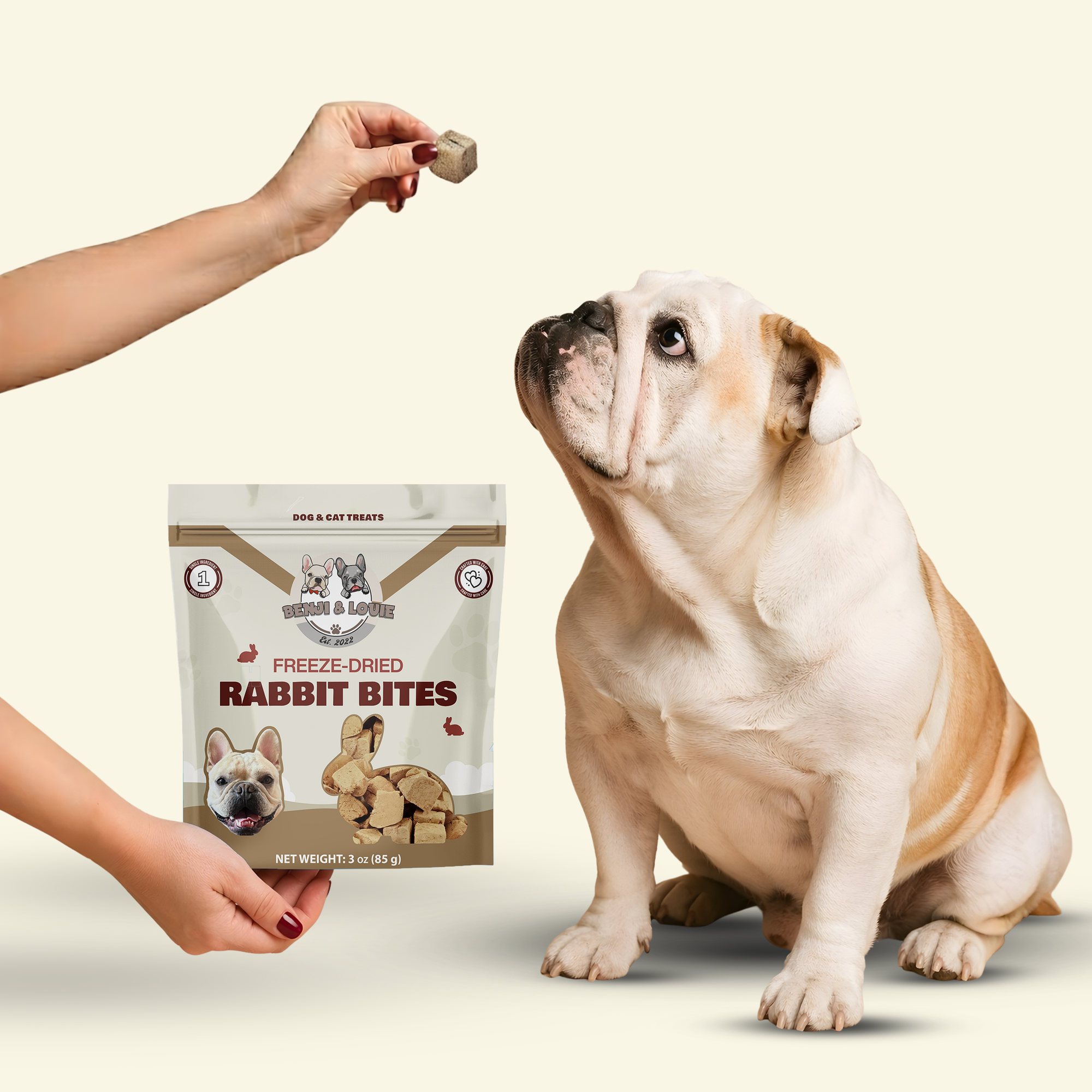 Freeze Dried Rabbit Bites