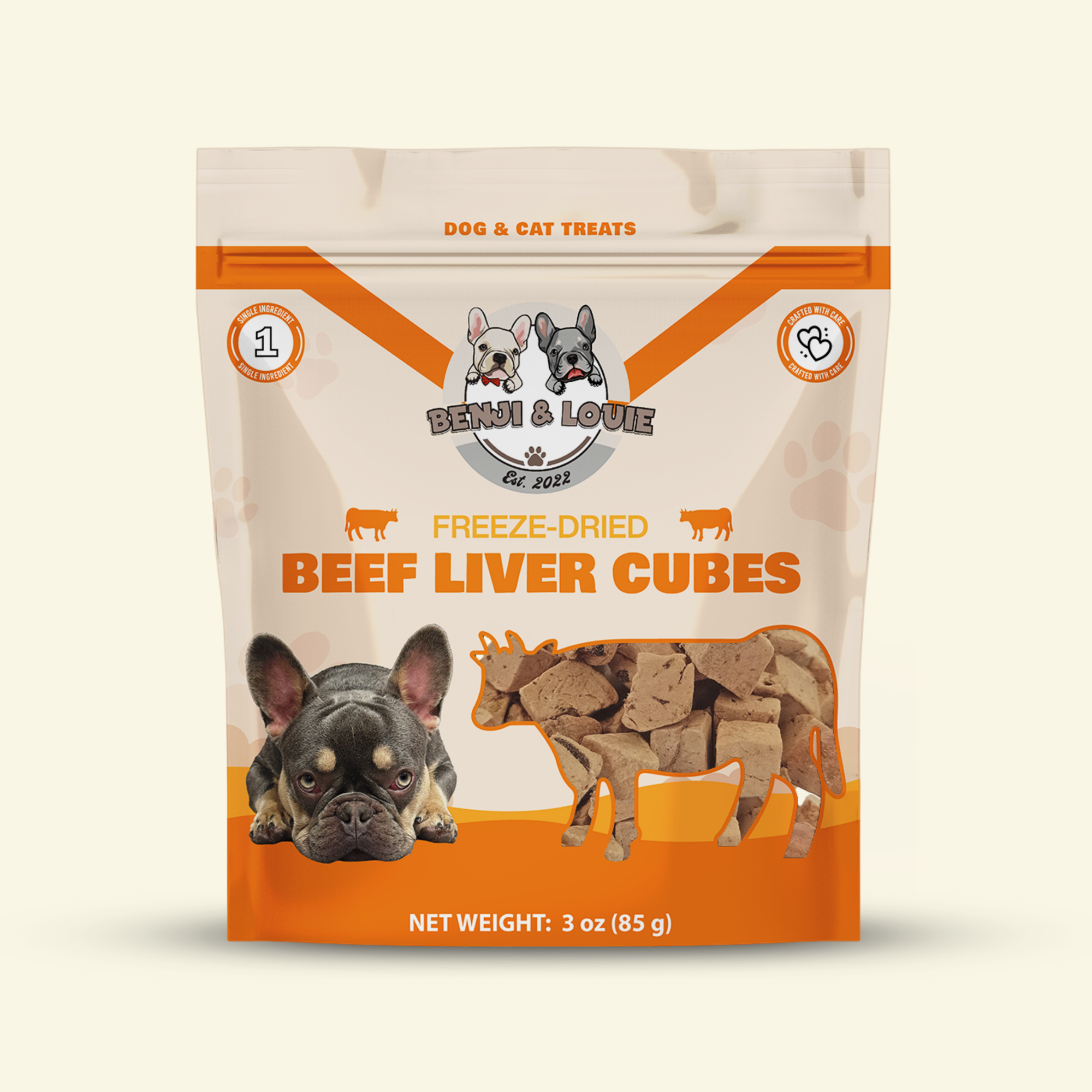 Freeze Dried Beef Liver Cubes