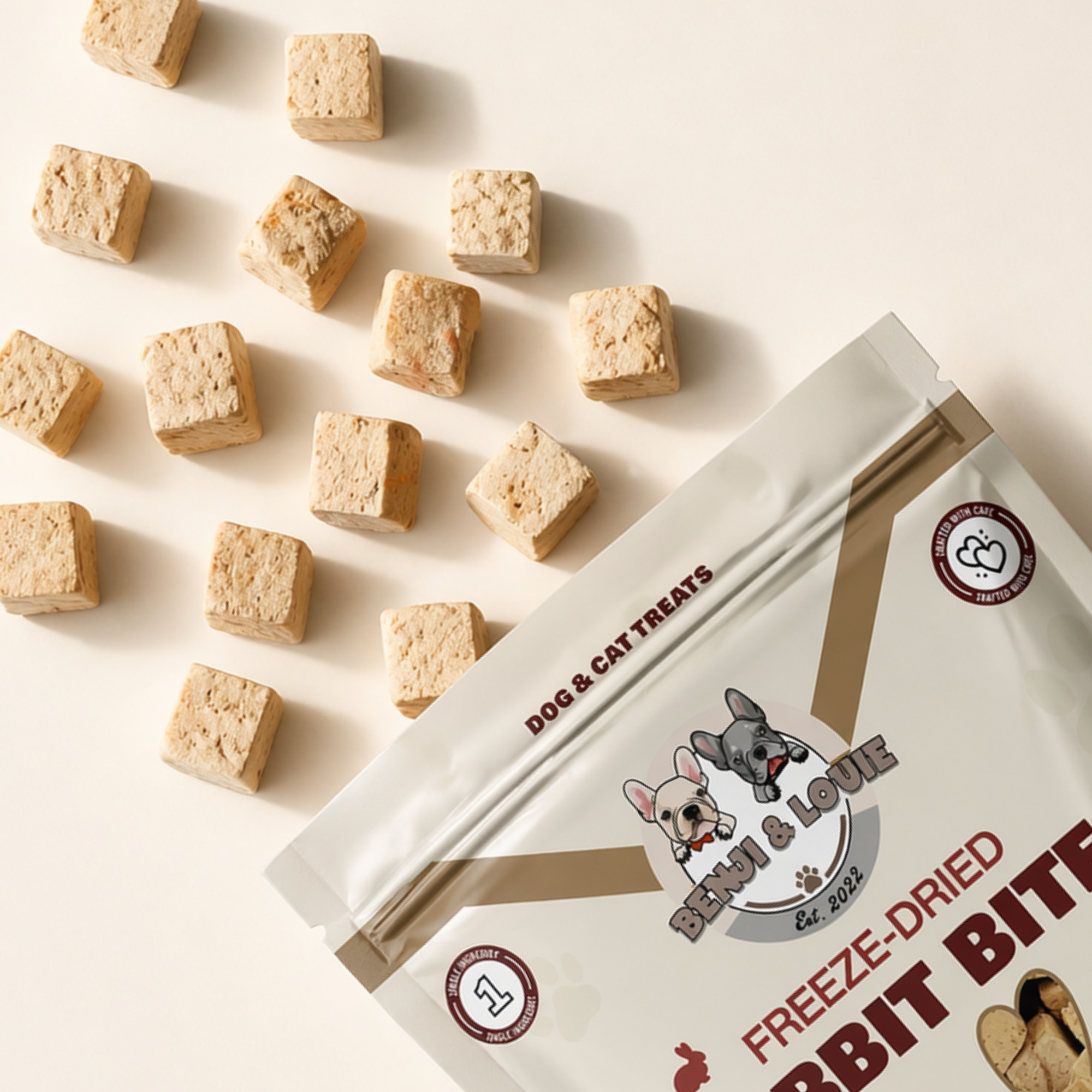 Freeze Dried Rabbit Bites