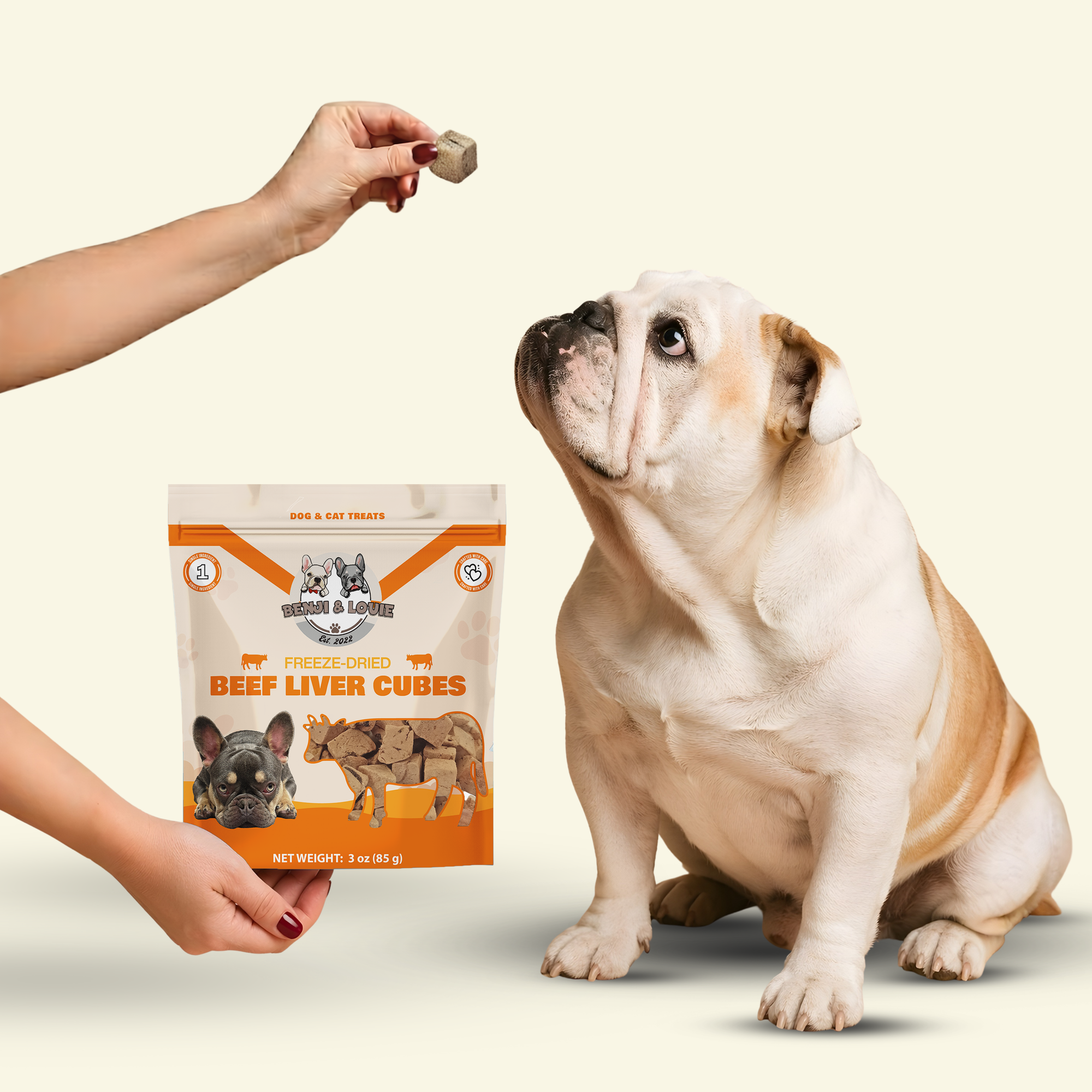 Freeze Dried Beef Liver Cubes