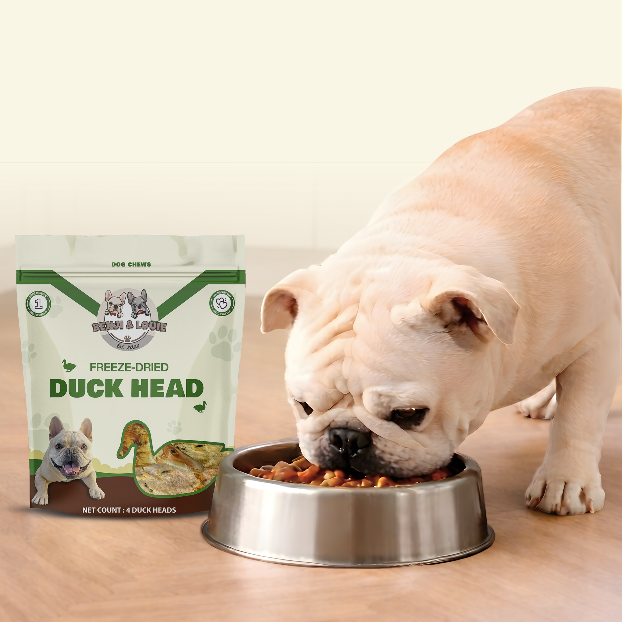 Freeze Dried Duck Head