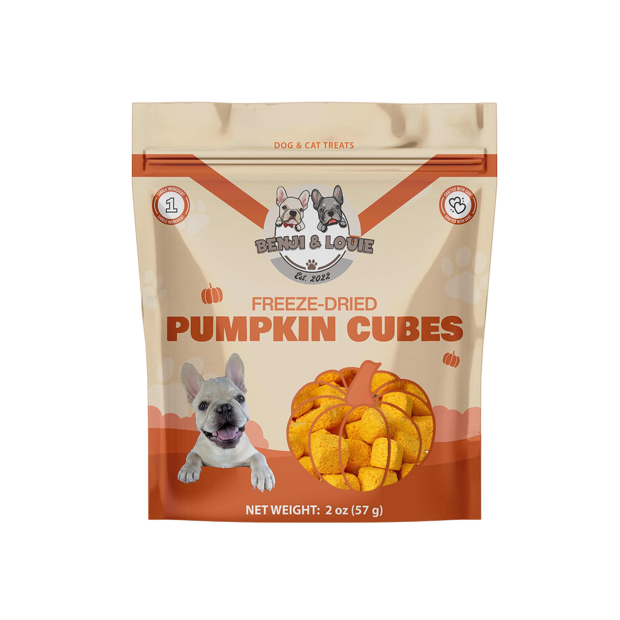 Freeze Dried Pumpkin Cubes