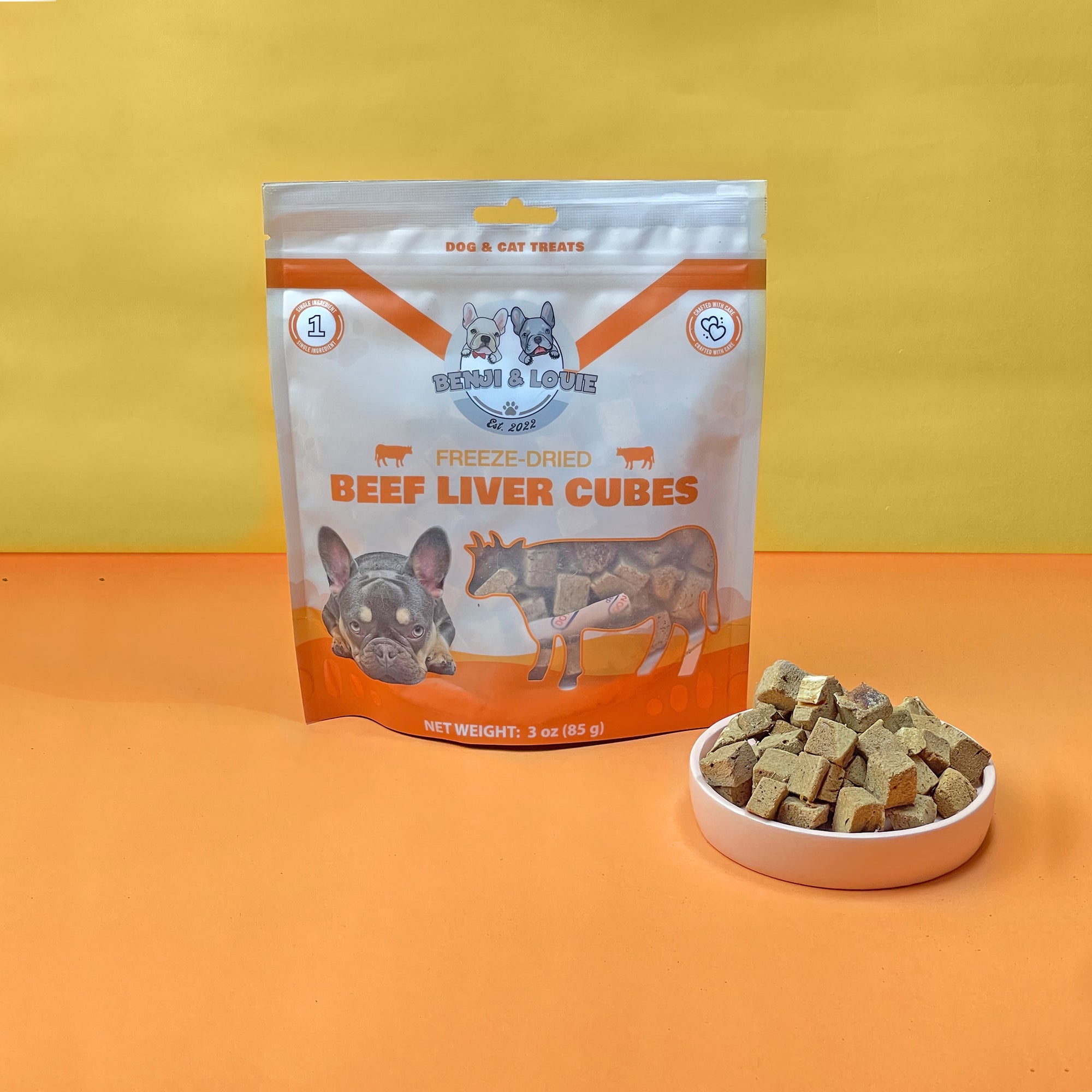 Freeze Dried Beef Liver Cubes