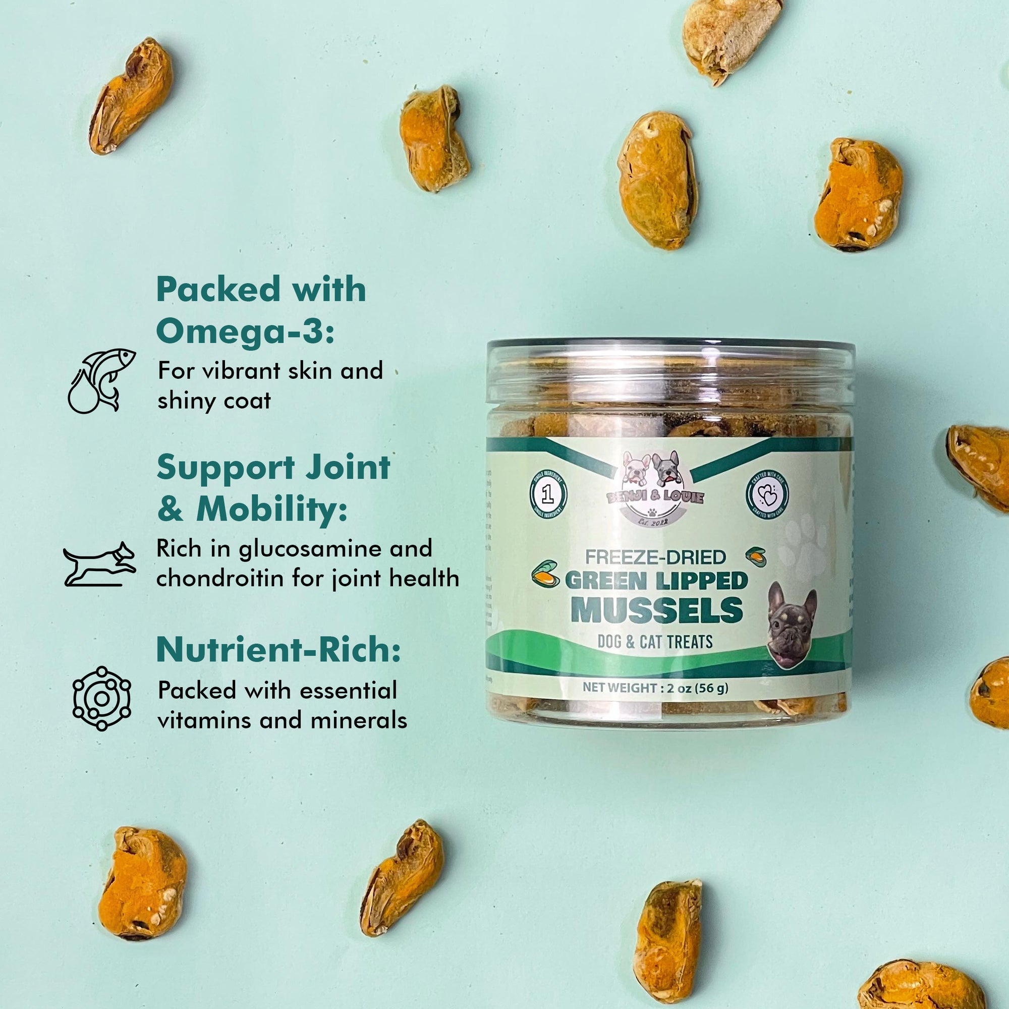 Freeze Dried Green Lipped Mussels