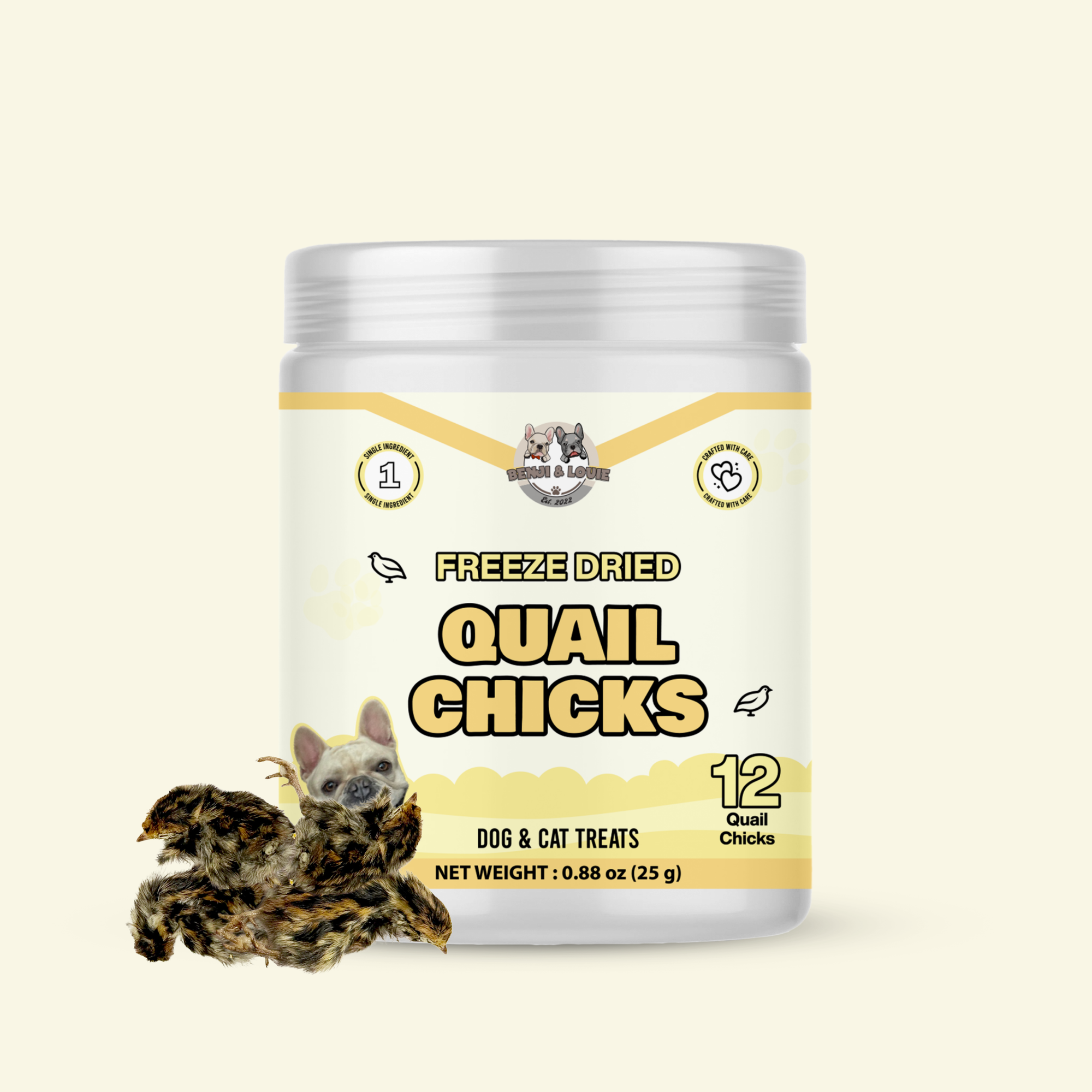 Freeze Dried Quail Chicks