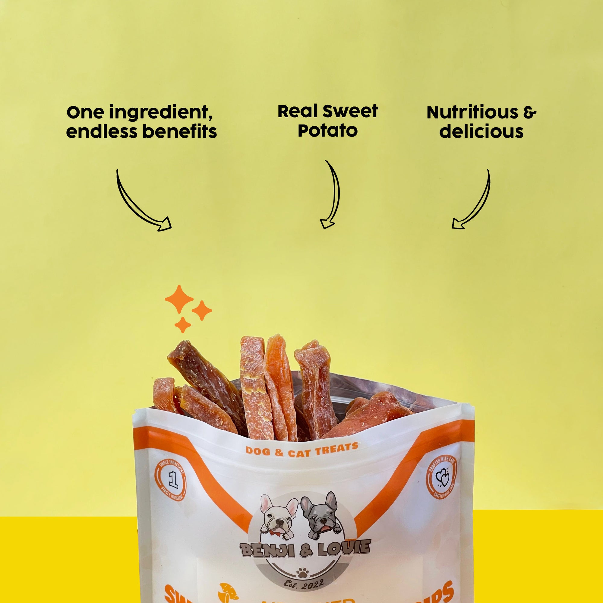 Air Dried Sweet Potato Strips