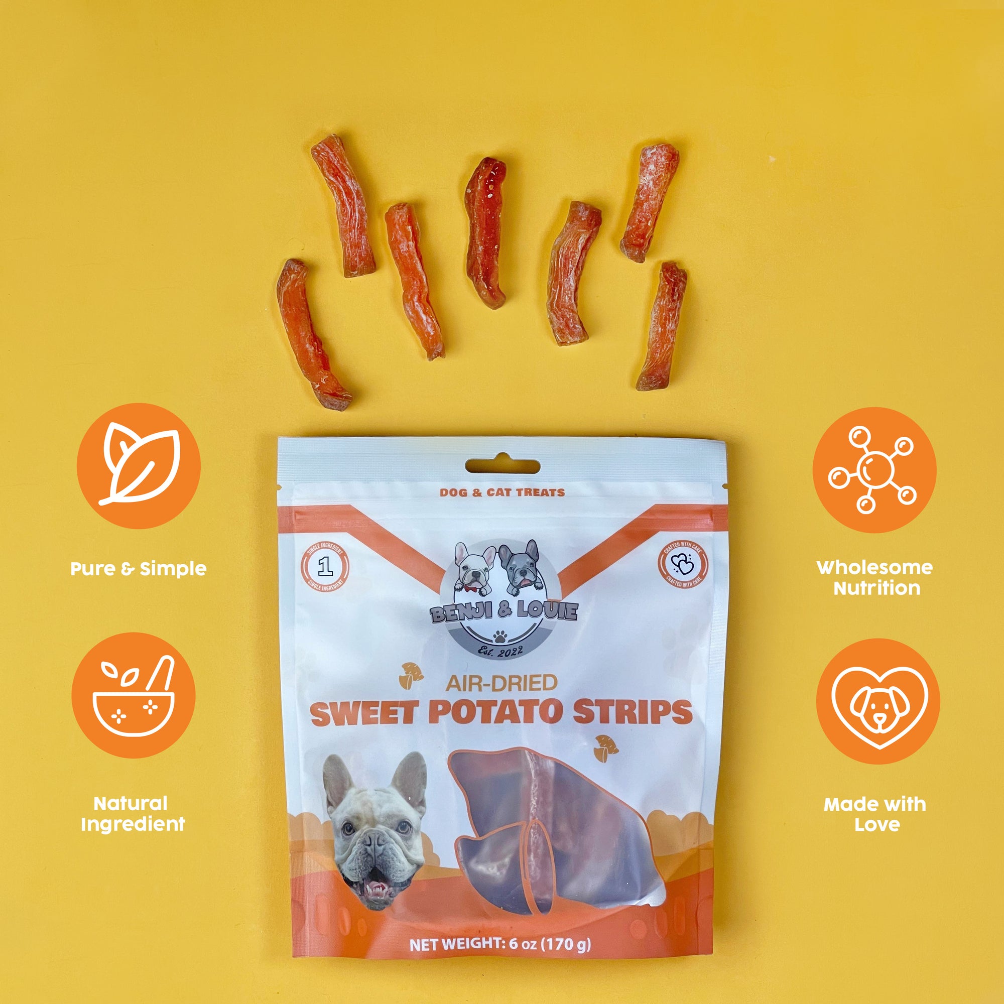 Air Dried Sweet Potato Strips