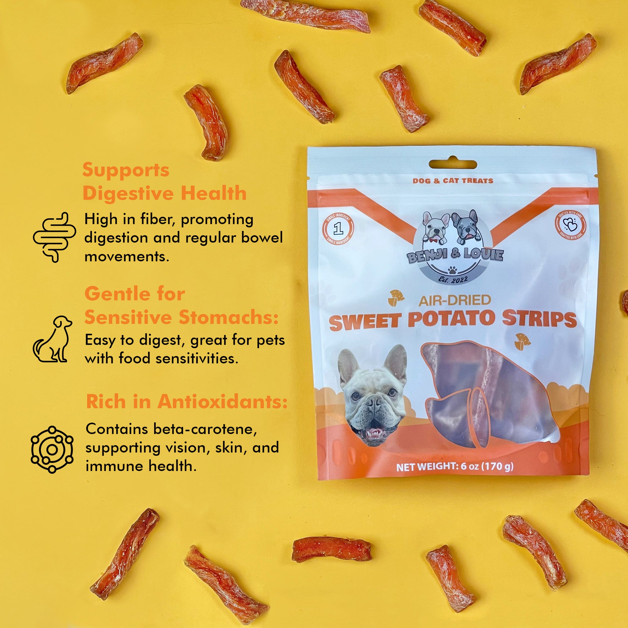 Air Dried Sweet Potato Strips